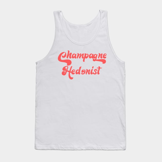 CHAMPAGNE HEDONIST Tank Top by Inner System